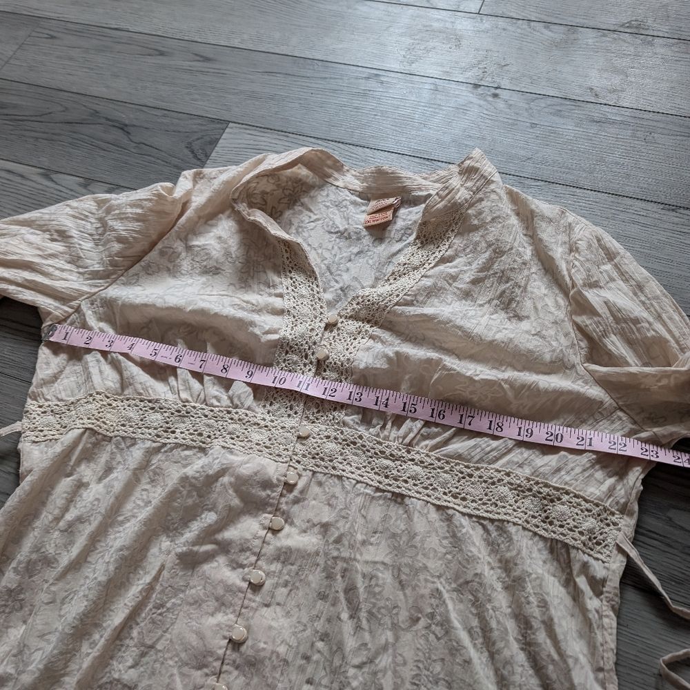 Vintage‎ Y2K Babydoll Peasant Cottagecore Top Plus Size 2X - Picture 6 of 8